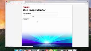 Ricoh  Scan to Email Setup [upl. by Dnomad]