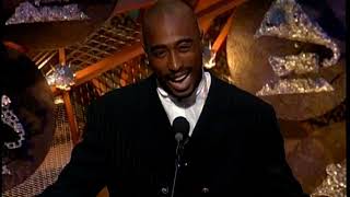 Tupac introduces Kiss at the 1996 Grammy Awards [upl. by Wei]