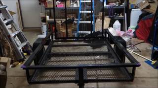 Lowes 4x6 Utility Trailer overview [upl. by Cl]