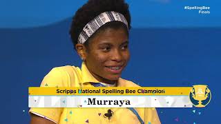 2021 Scripps National Spelling Bee Finals Winning Moment [upl. by Golda]