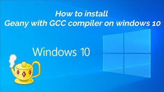 Geany GCC C Compiler for Windows [upl. by Isobel]