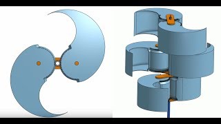 Vertical Axis Wind Turbines New Approach  Harmony VAWT [upl. by Nnylharas]