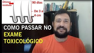 Dicas de como passar no EXAME TOXICOLÓGICO [upl. by Icnan]