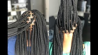 How to Part Box Braids  Box Parting 101 [upl. by Nnewg]