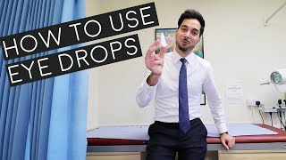 How To Use Eye Drops 2018 [upl. by Ihtac]