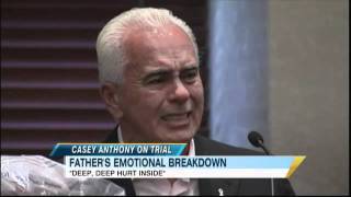 Casey Anthony Trial George Anthony Caseys Father Breaks Down [upl. by Thorman]