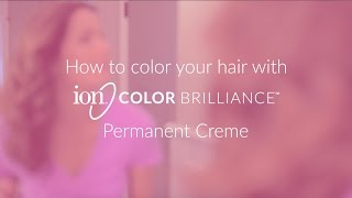 ion™ Color Brilliance™ Permanent Hair Color [upl. by Ahseekal]