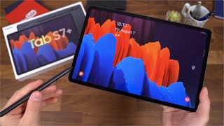 Samsung Galaxy Tab S7 Plus Unboxing [upl. by Pitarys]