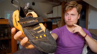 Scarpa Instinct VS In Depth Climbing Shoe Review [upl. by Ynattirb320]