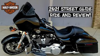 2021 Harley Davidson Street Glide Ride and Review [upl. by Aber]