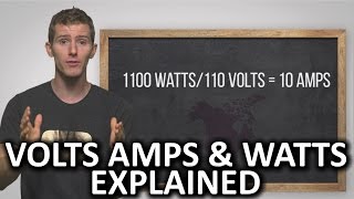 Volts Amps and Watts Explained [upl. by Zucker]