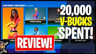 Spending 20000 VBUCKS on EVERY SUPER HERO Gameplay  Before You Buy Fortnite Battle Royale [upl. by Jemmy]