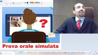 Prova orale del concorso simulato  diretta Youtube PARTE 1 632021 [upl. by Gawen67]