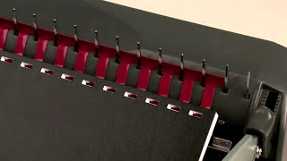 How To Use a Manual Comb Binding Machine [upl. by Evalyn]