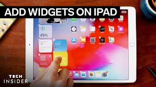 How To Add Widgets On iPad [upl. by Enicnarf70]