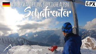 Winterwanderung Schafreuter  Bayrische Alpen [upl. by Arracahs]