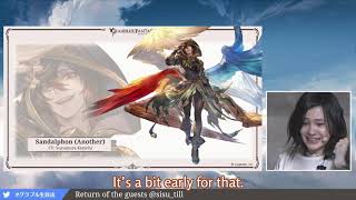 GranblueFes 2020 Day 2  MAO fangirling over Sandalphon Subbed [upl. by Norehs26]