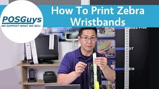 Printing Wristbands Basics Using free ZebraDesigner to create wristbands [upl. by Haleehs640]