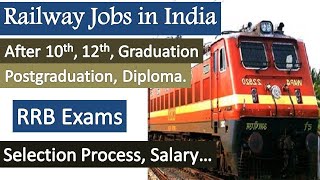 Railway Jobs in India Types of Exam Eligibility Criteria Salary Selection Process [upl. by Kcirtemed]