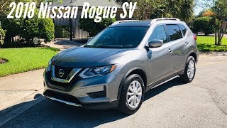 2018 NISSAN ROGUE SV Test Drive and Review [upl. by Akemej]