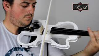 Violino Elétrico Barth Violin 44 Wt  Solid Wood Branco [upl. by Cavanaugh141]