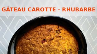 Gâteau Rhubarbe  Carottes vive le printemps [upl. by Quartus]