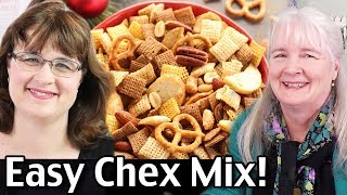 How To Make Chex Mix  Easy Chex Mix Recipe [upl. by Arised]