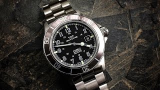 Glycine Combat Sub GL0076 Military Dive Watch Review [upl. by Nyrrad987]