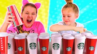 Dont Choose the Wrong Starbucks Slime Challenge [upl. by Emyle]