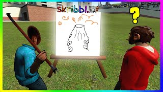 Skribblio Drawings That Would Bring Bob Ross to Tears Bonus Footage [upl. by Kirchner448]