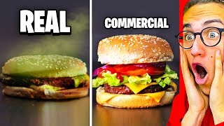 Reacting To INSANE COMMERCIALS VS REAL LIFE [upl. by Nutsud]