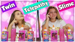 TWIN TELEPATHY FLOAM SLIME CHALLENGE français [upl. by Stanzel]