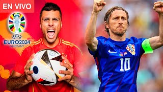 🚨 ¡ESPAÑA VS CROACIA EN VIVO  REACCIÓN EURO 2024 🚨 [upl. by Gannon]