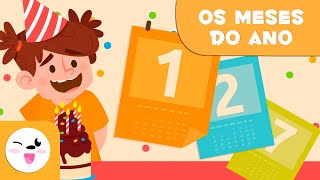 Os meses do ano  Vocabulário para crianças [upl. by Chuck]