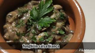 FUNGHI IN SALSA BIANCA [upl. by Daniels]