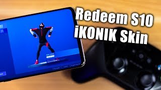 How to Redeem the Galaxy S10 iKONIK Fortnite Skin [upl. by Evelc]