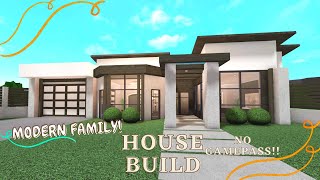 25KBLOXBURG MODERN HOUSEBUILD NO GAMEPASS [upl. by Navy975]