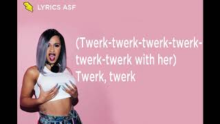 Twerk Lyrics  City Girls ft Cardi B [upl. by Artenahs]