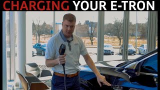 How to Charge Your Audi etron  Complete Guide [upl. by Eudosia668]