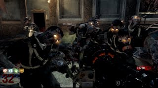 COD Black Ops Zombies Kino der Toten rounds 140 solo gameplay no commentary [upl. by Naashar]