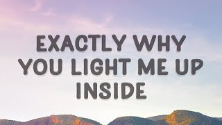 Becky G  Exactly why you light me up inside Shower Lyrics [upl. by Arykahs]