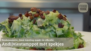 Stamppot rauwe andijvie met spekjes [upl. by Ffoeg]