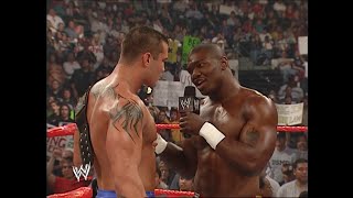 Shelton Benjamin Confronts Randy Orton  RAW May 17 2004 [upl. by Avner74]