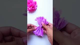 DIY Tissue Paper Flower Tutorial [upl. by Aneris]