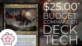 Phenax God of Deception  EDH Budget Deck Tech 25  Mill  Magic the Gathering  Commander [upl. by Tolley]