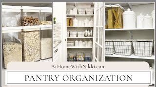 Pantry Organization amp Simple DIY Pantry Tips amp Ideas [upl. by Kolivas548]