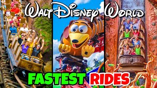 Top 10 Fastest Rides at Walt Disney World [upl. by Tannen]