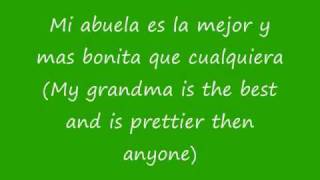 Maria Isabel Mi Abuela Spanish and English Lyrics [upl. by Duffy]