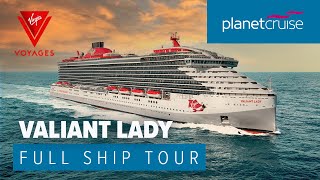 Valiant Lady Full Ship Tour  Virgin Voyages  Planet Cruise [upl. by Akiram]