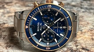 Full Review Bulova Marine Star 98B301 [upl. by Arratal]